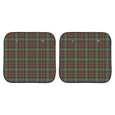 Shaw Green Modern Tartan Car Sun Shade - 2 Pieces